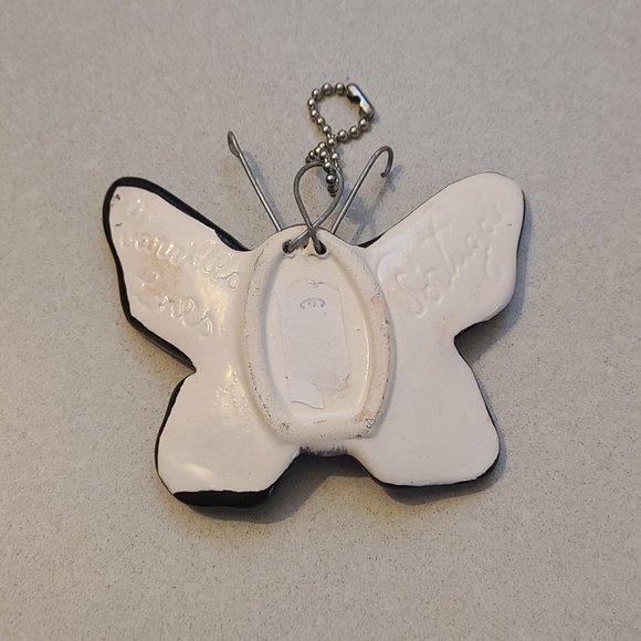 Handmade Pottery Butterfly Ornament - Picture 7 of 9